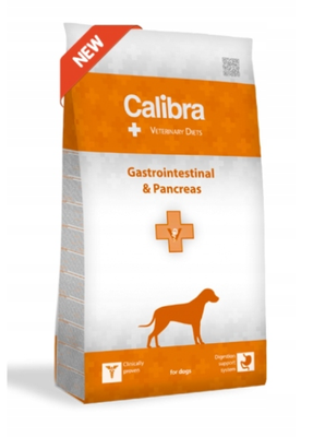 Calibra Veterinary Diets Chien Gastro et Pancréas 2kg + Surprise gratuite pour chien