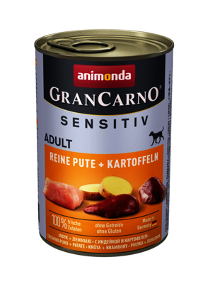 Animonda GranCarno Sensitiv Adulte Dinde & Pommes de terre 400g