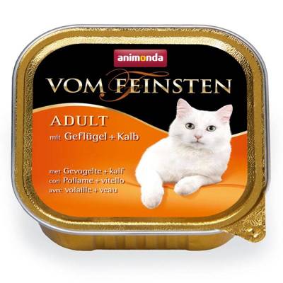 Animonda Vom Feinsten Cat Adulte Volaille et Veau 100g x12