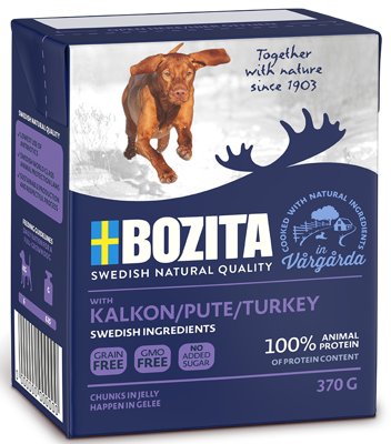 BOZITA Dog: Dinde en gelée 370g x6