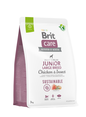 BRIT CARE Dod Sustainable Junior Large Breed Chicken & Insect 3kg x2