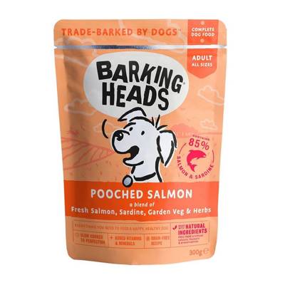 Barking Heads Pooched Sachet de saumon pour chiens 300g 