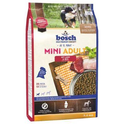 Bosch Adult Mini Lamb & Rice, agneau et riz (nouvelle recette) 1kg 
