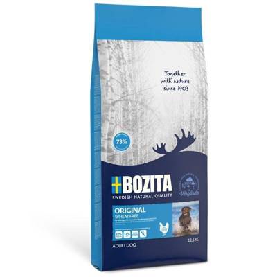 Bozita Original sans blé - pour chiens adultes de toutes tailles et races ayant une activité normale 12,5 kg