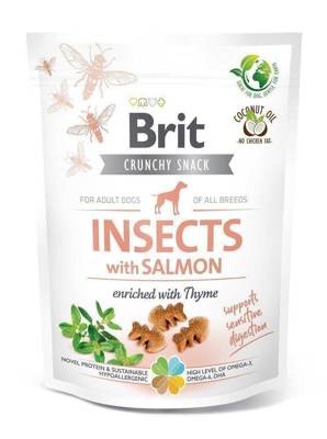 Brit Care Dog Crunchy Cracker Insects Rich In Salmon 200g