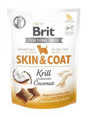 Brit Care Dog Functional Snack Skin&Coat Krill 150g x 2