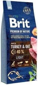Brit Premium By Nature Light avec dinde et avoine 15kg
