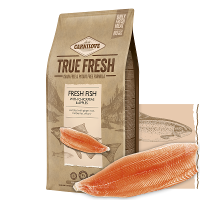 Carnilove True Fresh Fish 11,4kg+Surprise gratuite pour chien