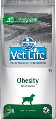 Farmina Vet Life Canine Obesity 12kg+Surprise grauite pour chien 