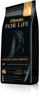 Fitmin For Life Junior Large Breeds 15kg  + Surprise gratuite pour votre chien