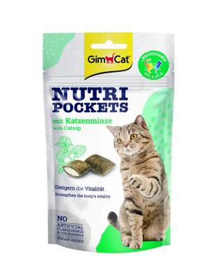 GIMCAT NUTRI POCKETS Friandise à l'herbe à chat 60g
