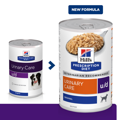 HILL'S PD Prescription Diet Canine u/d 370g -boîtes de conserve