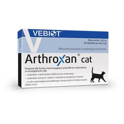 Nutrifarm Sp. Z O.o. Vebiot Arthroxan Cat 30 Tablettes