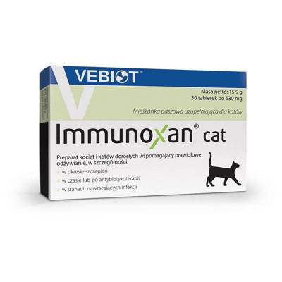 Nutrifarm Sp. z O.o. Vebiot Immunoxan Cat 30 Comprimés
