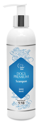 OVER ZOO Dogs Premium Shampooing pour pelage blanc et clair 250ml