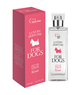 OVERZOO Parfum de luxe pour chien rose - 100ml
