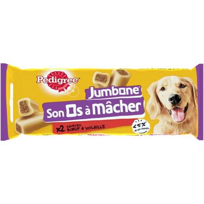 Pedigree Jumbone Snack pour chiens adultes de taille moyenne au boeuf 180g x10