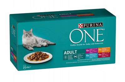 Purina One Adulte sachets pour chat MIX saveurs en sauce 40x85g