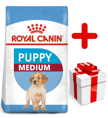 ROYAL CANIN Medium Puppy 15kg + Surprise pour votre chien GRATUITES !