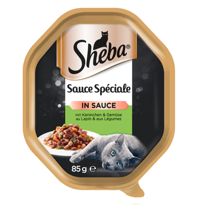 Sheba Sauce Speciale au lapin, canard et légumes 85g