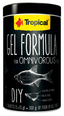 Tropical Gel Formula pour poissons omnivores 1000ml x2