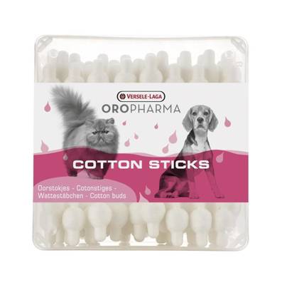 VERSELE-LAGA Oropharma Cotton Sticks 56 pcs - Bâtonnets pour nettoyer les oreilles des chiens