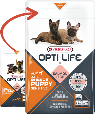 Versele-Laga Opti Life Puppy Sensitive Saumon au riz 2.5kg